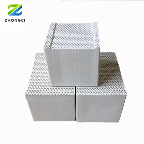 Corundum-mullite honeycomb ceramic regenerator
