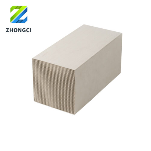 Honeycomb ceramic rto